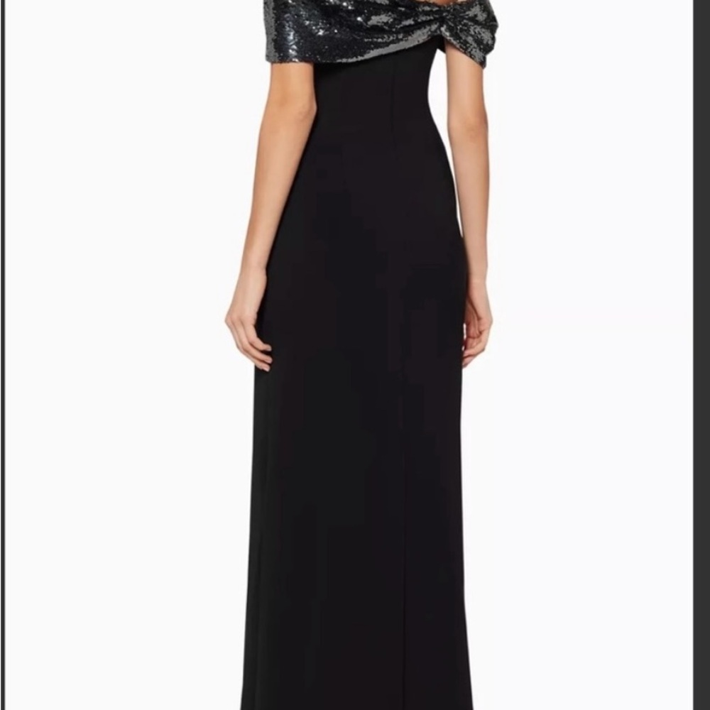 Sachin + Babi Black Off-Shoulder Maxi Dress NWOT - Picture 2 of 3